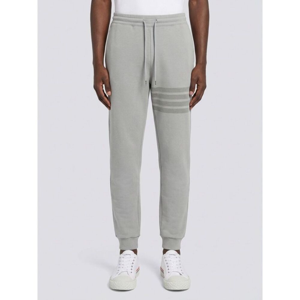 Thom Browne Men 4-Bar Cotton Jogging Pants Thom Browne